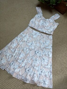 Bebe pastel floral 2 piece set